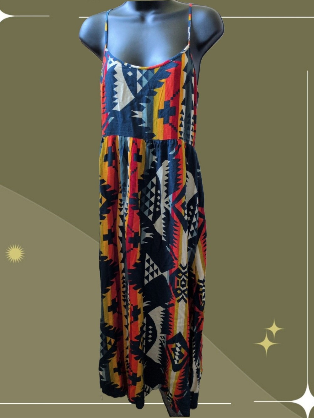 ✨ Nwt Pendleton Nehalem strappy maxi dress Xs